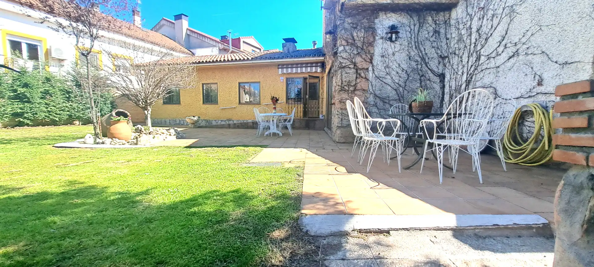 Jardí de Casa o xalet en venda en Talamanca de Jarama amb Calefacció, Jardí privat i Forn