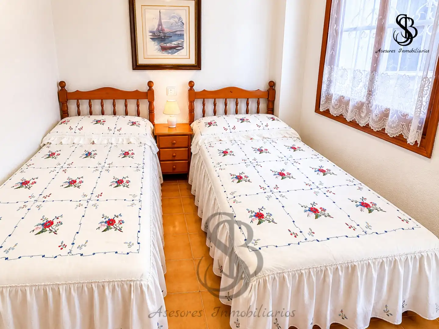 Dormitori de Casa adosada en venda en Santa Pola amb Aire condicionat, Calefacció i Terrassa