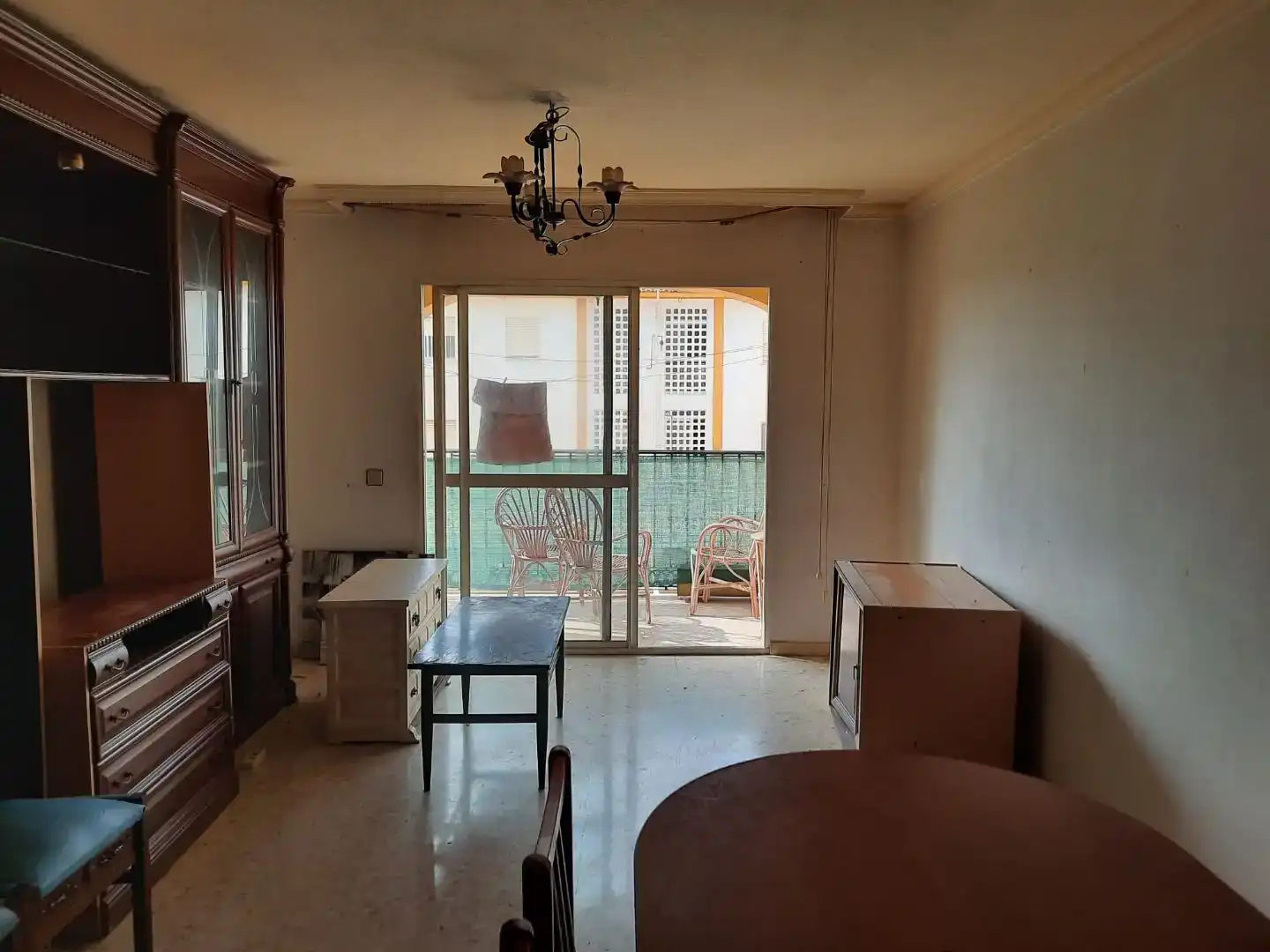 Wohnzimmer von Wohnung zur Miete in Vélez-Málaga mit Schwimmbad, Möbliert und Balkon