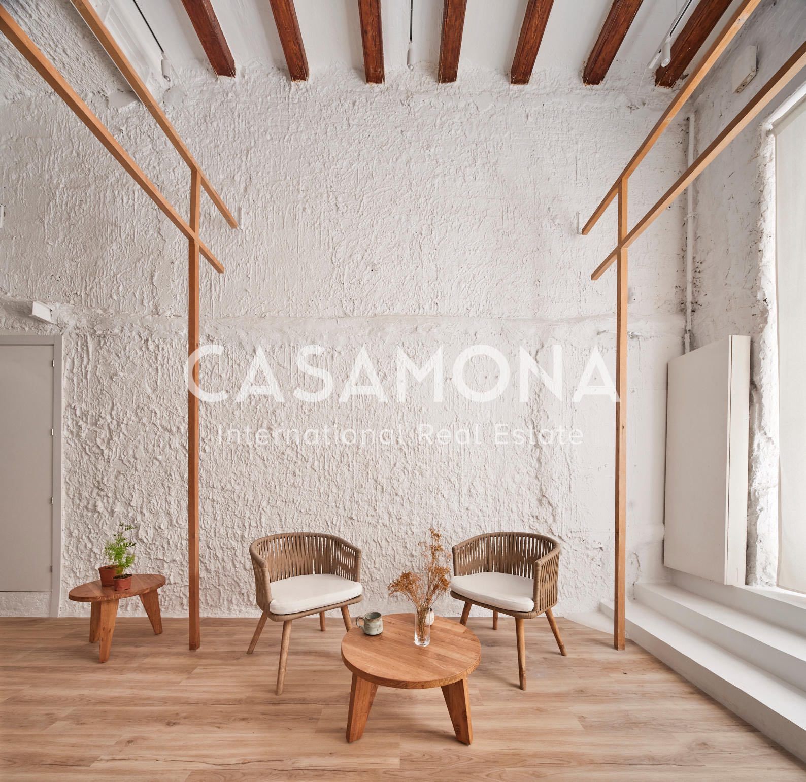 Sala d'estar de Loft en venda en  Barcelona Capital amb Aire condicionat i Calefacció