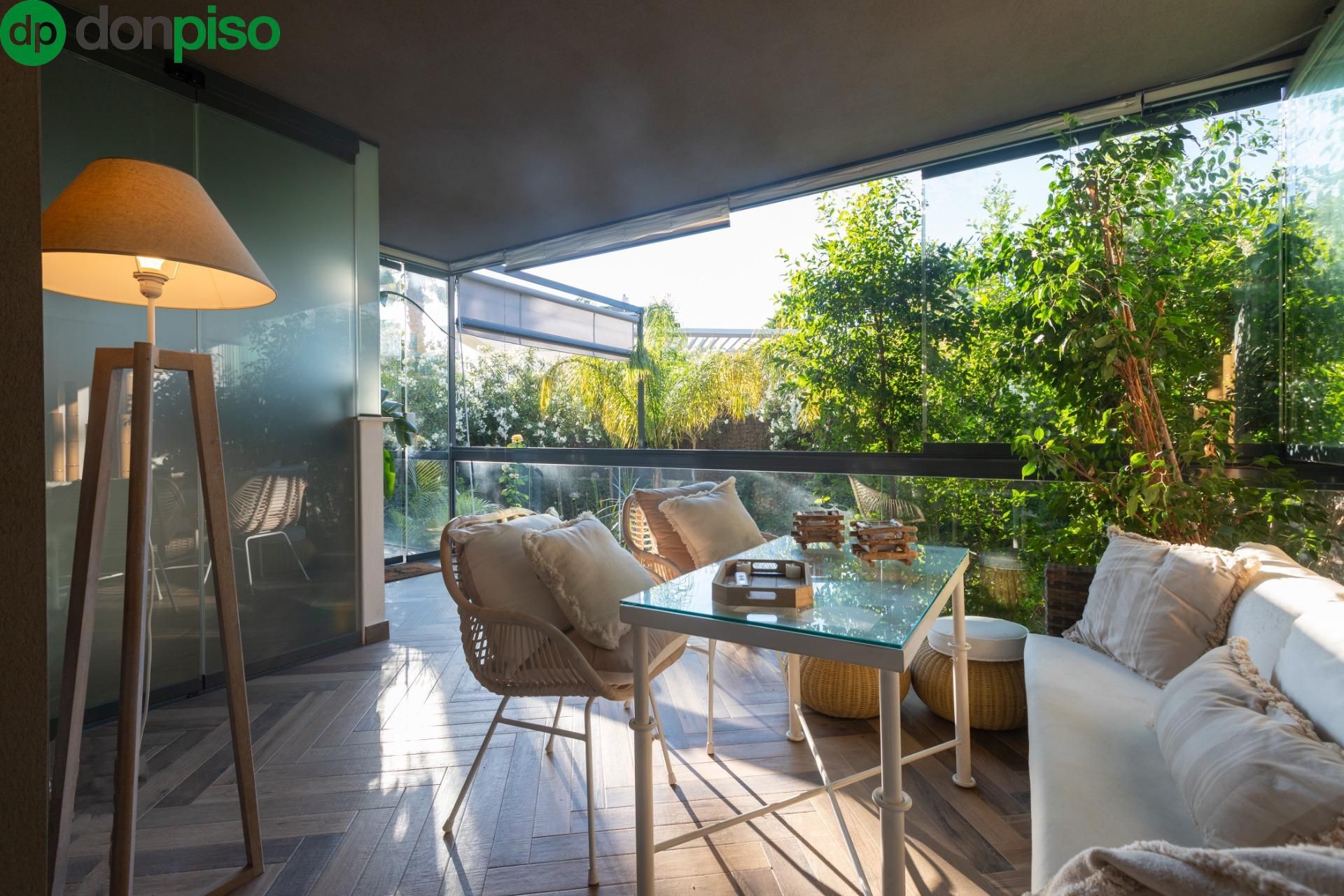 Terrace of Flat for sale in Málaga Capital  with Heating, Private garden and Terrace