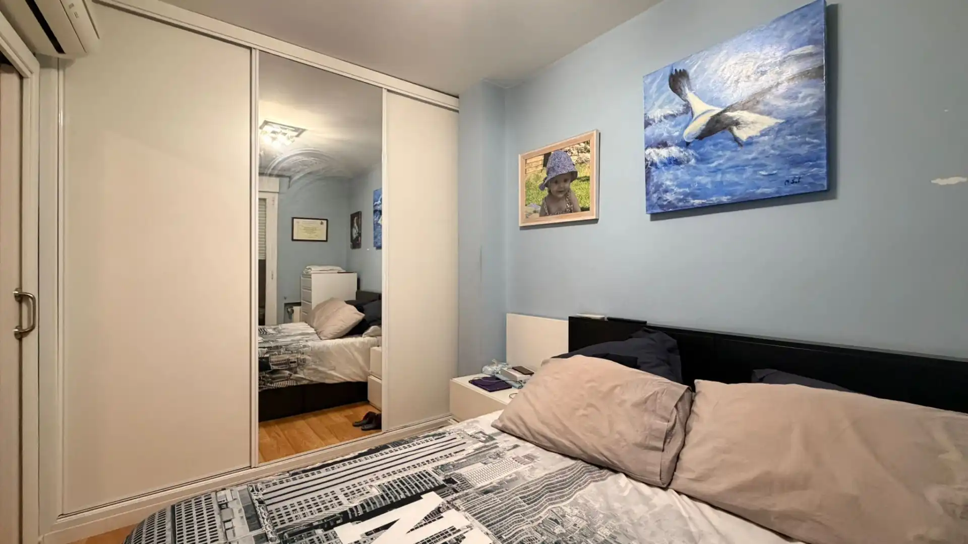 Schlafzimmer von Wohnung zum Verkauf in Madrid mit Klimaanlage, Heizung und Möbliert