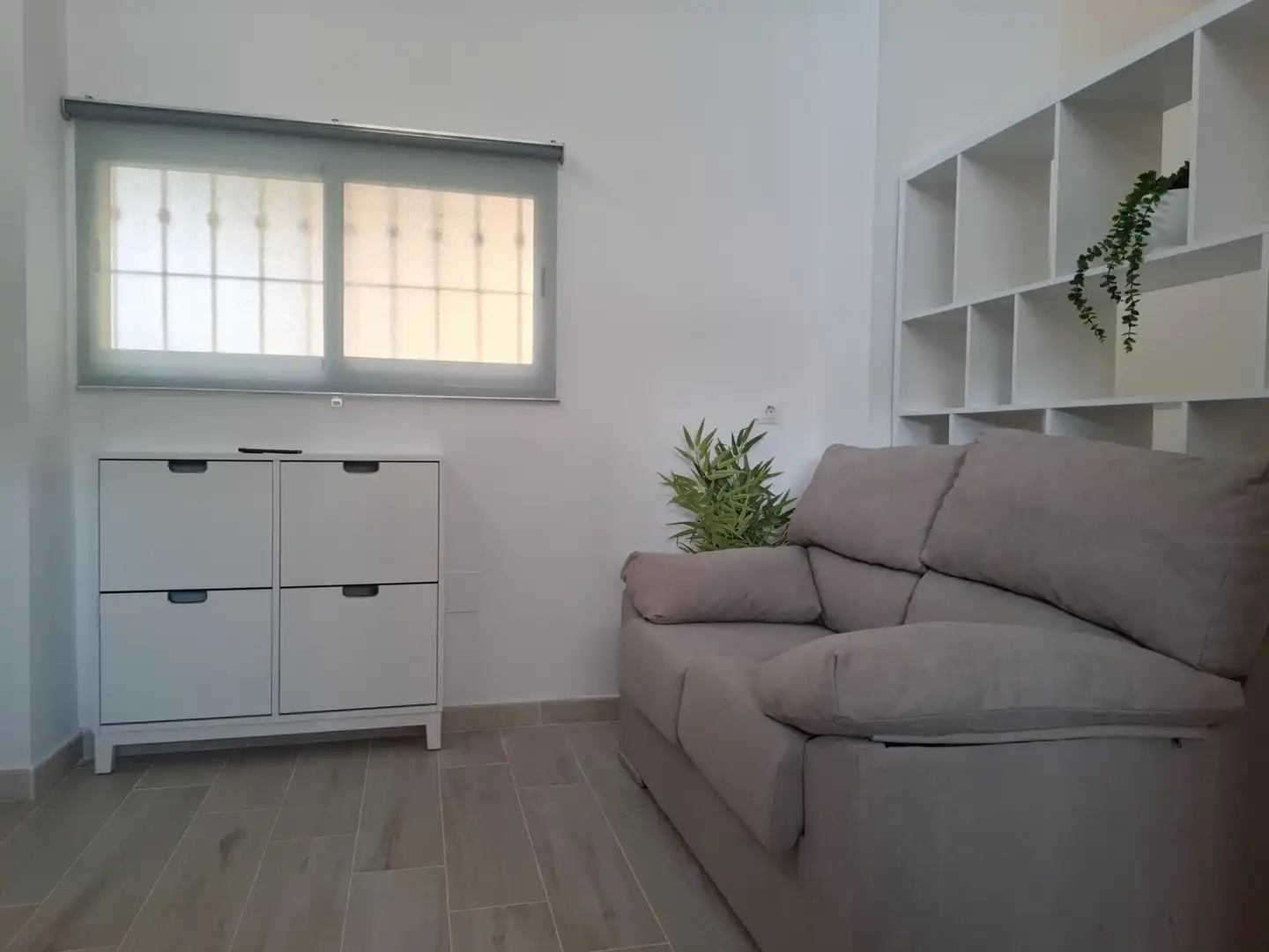 Sala d'estar de Apartament en venda en Málaga amb Aire condicionat i Moblat