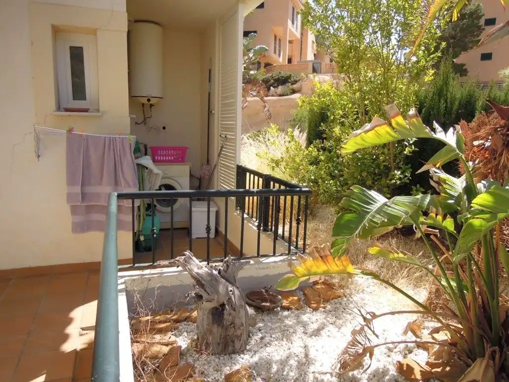 Terrassa de Apartament de lloguer en Calpe / Calp amb Aire condicionat, Calefacció i Traster