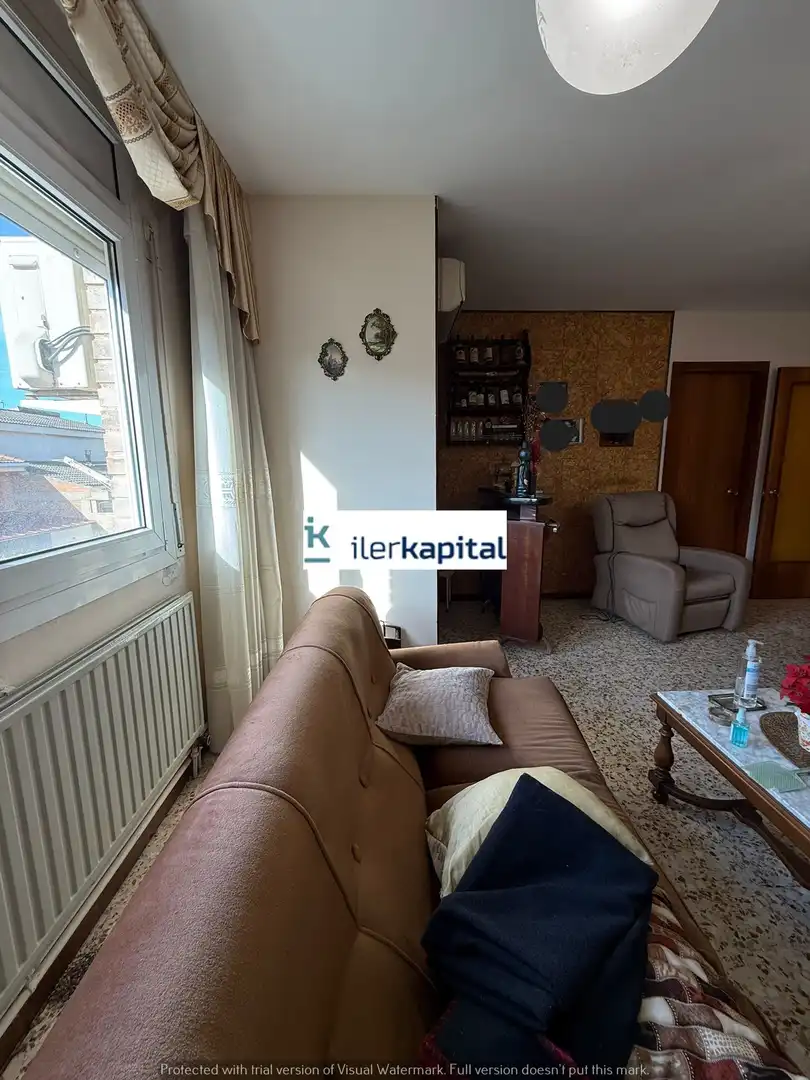 Sala de estar de Piso en venta en Almacelles con Aire acondicionado, Calefacción y Trastero