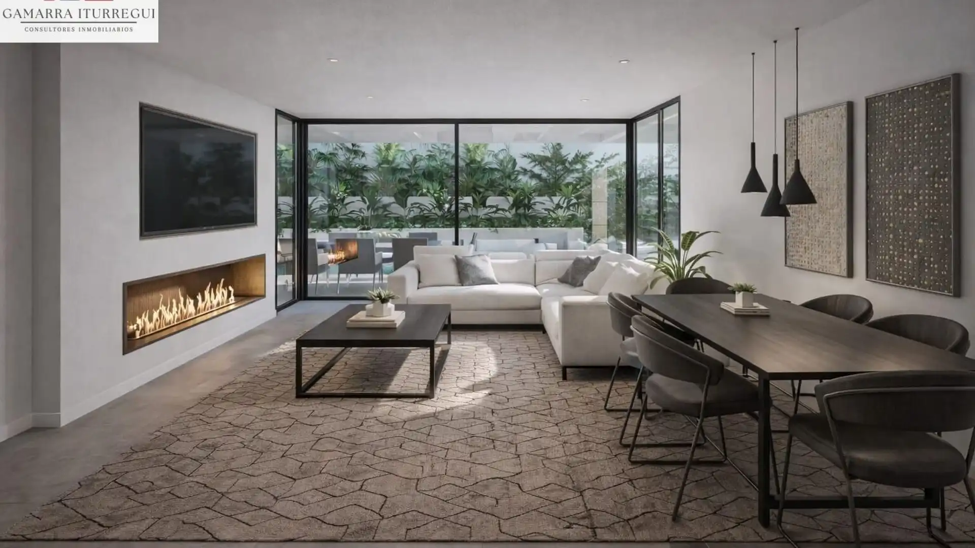 Sala d'estar de Casa adosada en venda en Colmenar Viejo amb Jardí privat i Piscina