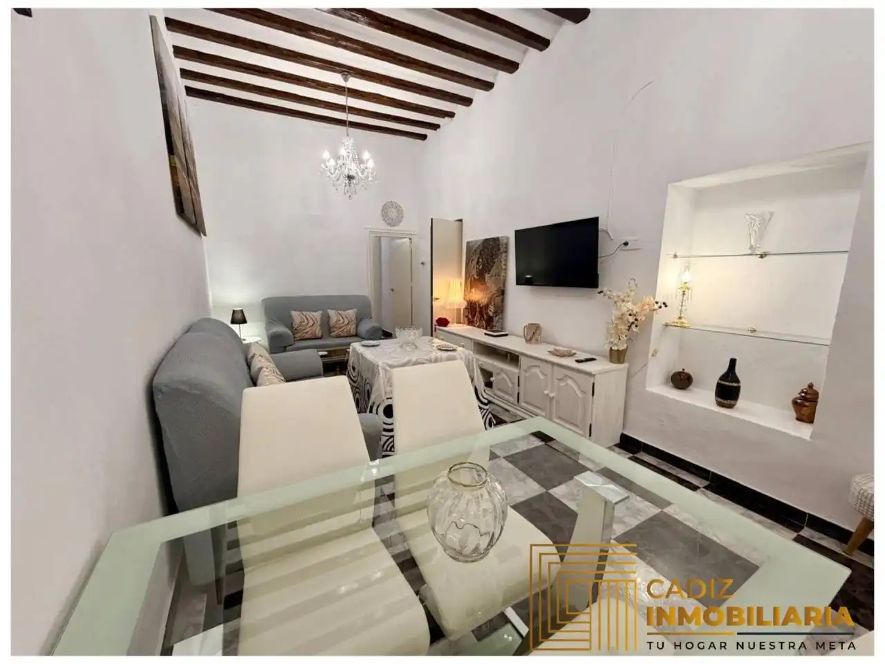 Wohnzimmer von Wohnung zum Verkauf in Cádiz