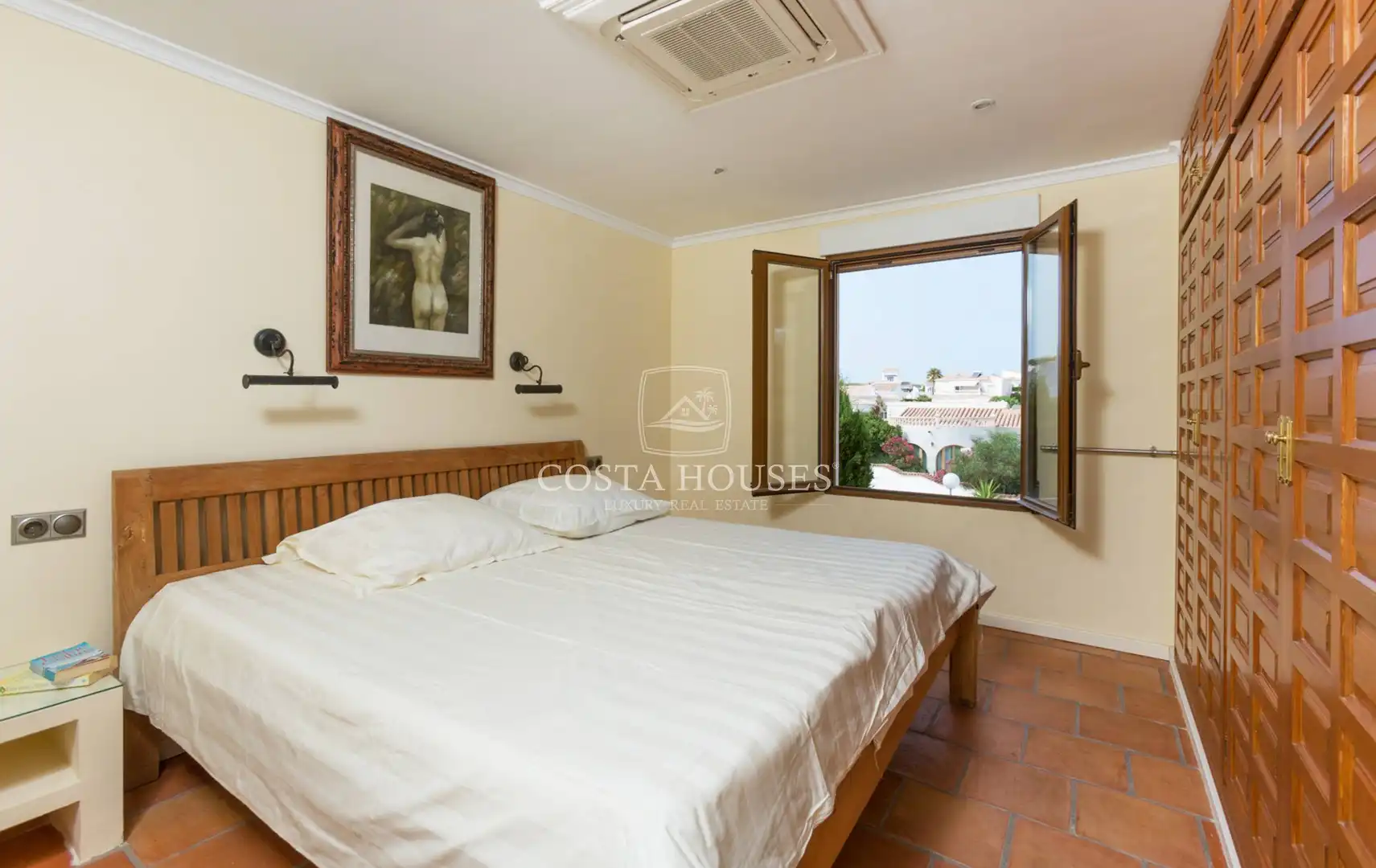 Dormitori de Casa o xalet en venda en Benitachell / El Poble Nou de Benitatxell amb Aire condicionat, Jardí privat i Terrassa