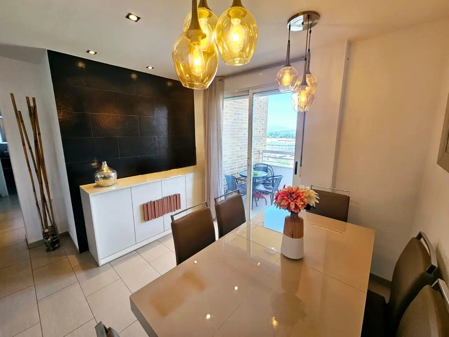 Dining room of Flat for sale in Molina de Segura  with Air Conditioner, Terrace and Furnished