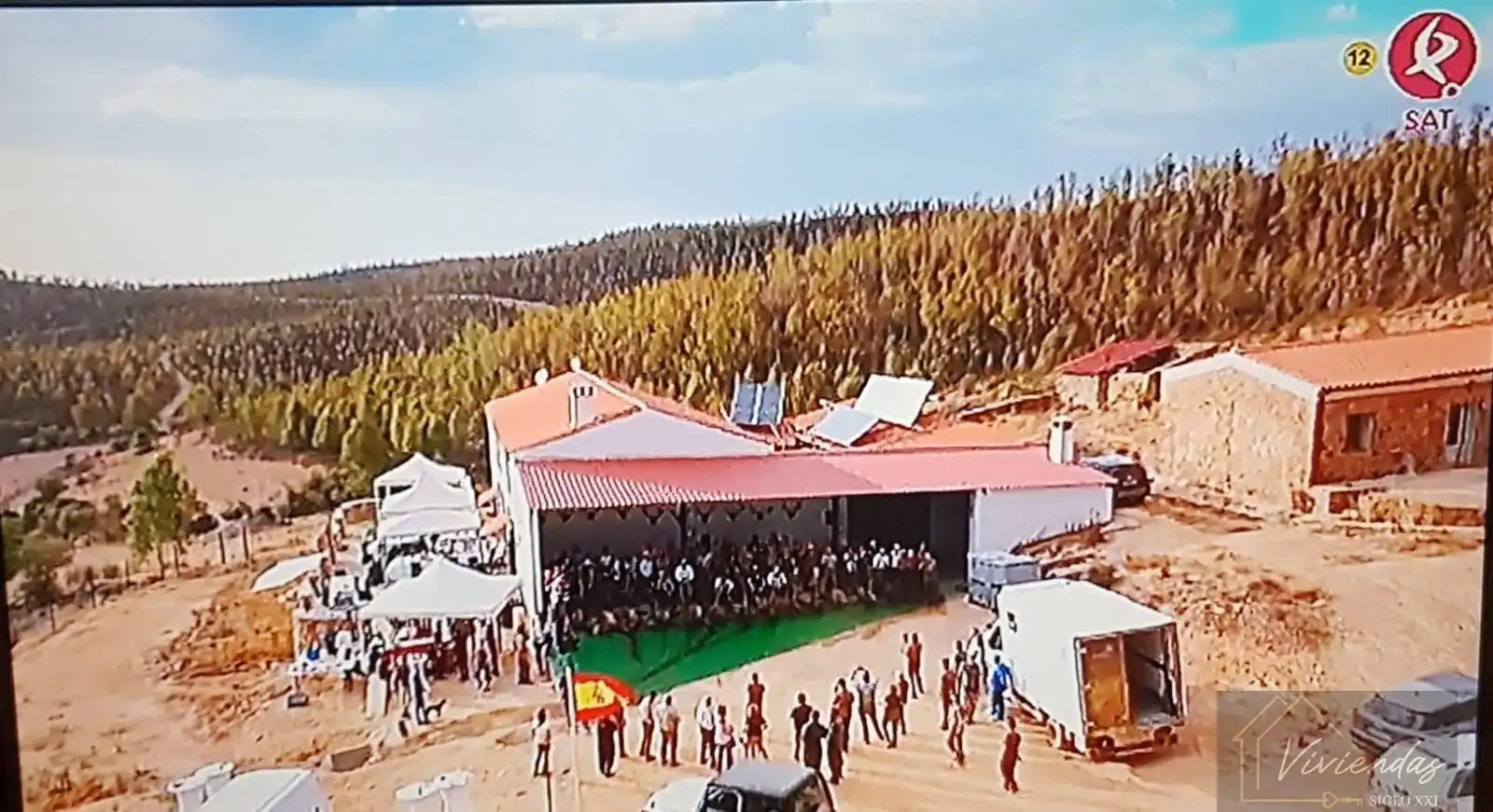 Vista exterior de Finca rústica en venta en Villanueva de la Serena con Trastero, Amueblado y Alarma