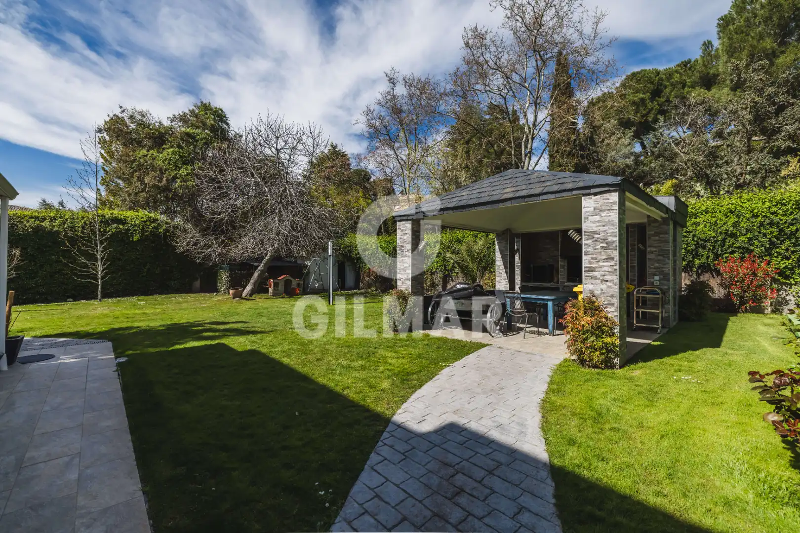 Garden of Houses for sale in Las Rozas de Madrid  with Air Conditioner, Heating and Private garden
