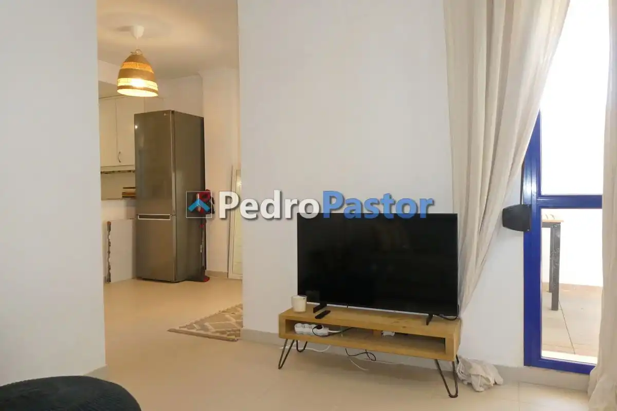 Sala de estar de Apartamento en venta en Dénia con Aire acondicionado, Calefacción y Jardín privado