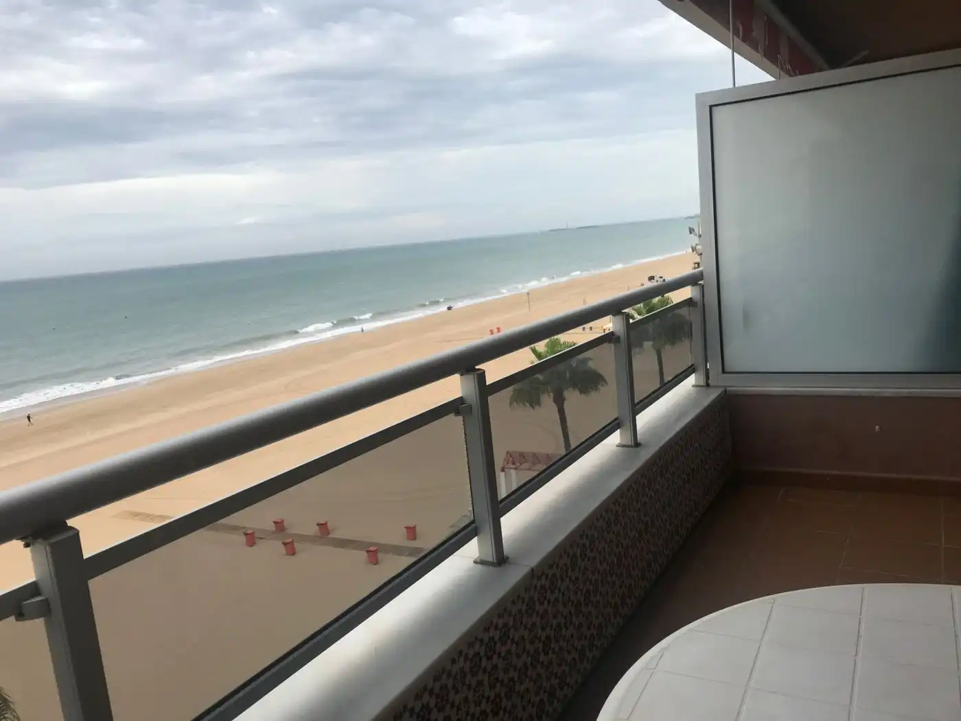 Terraza de Dúplex de alquiler en Cádiz con Terraza y Amueblado