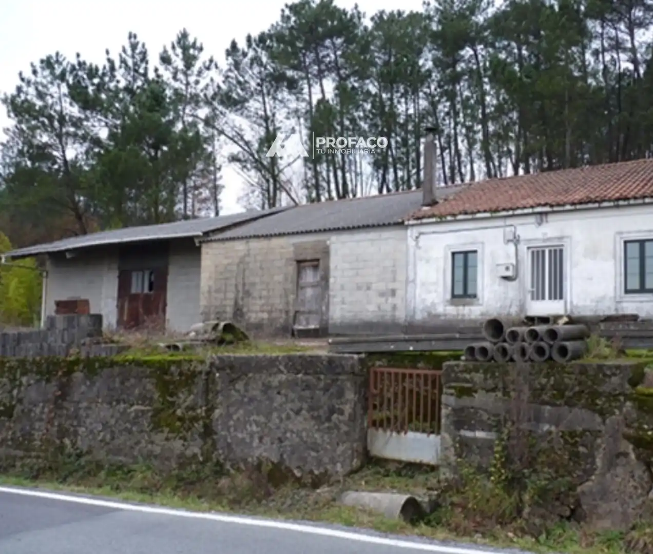 Vista exterior de Casa o chalet en venta en Trazo con Trastero