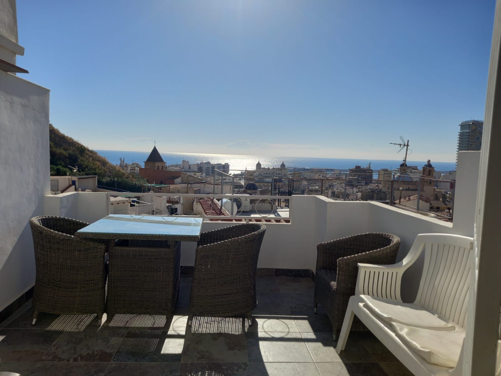 Terrace of Single-family semi-detached for sale in Alicante / Alacant  with Air Conditioner, Terrace and Storage room