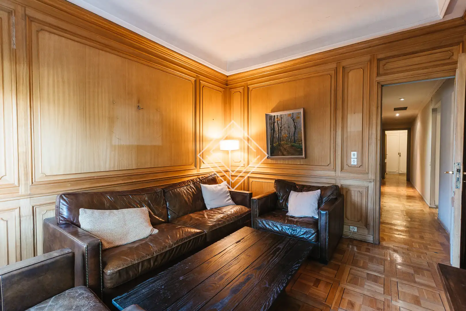 Sala d'estar de Pis en venda en Madrid amb Calefacció, Jardí privat i Traster