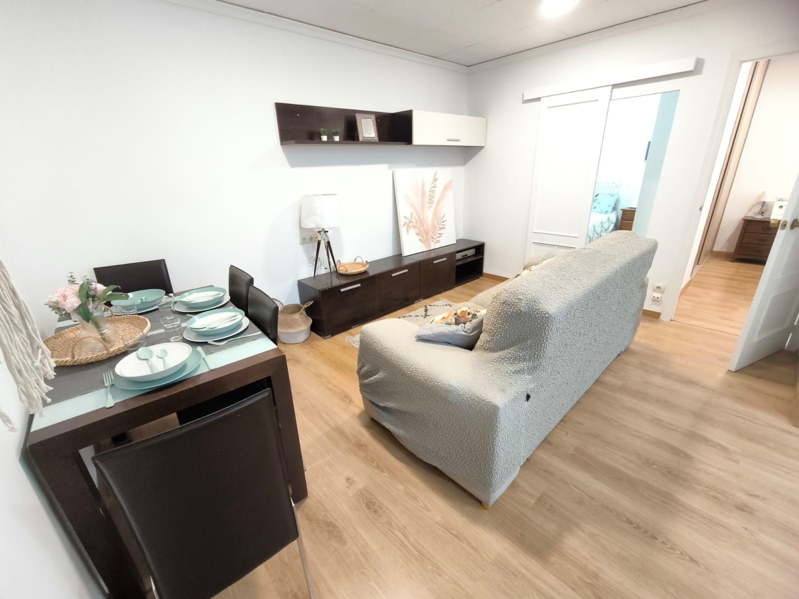 Living room of Flat to rent in Alcoy / Alcoi  with Air Conditioner and Furnished