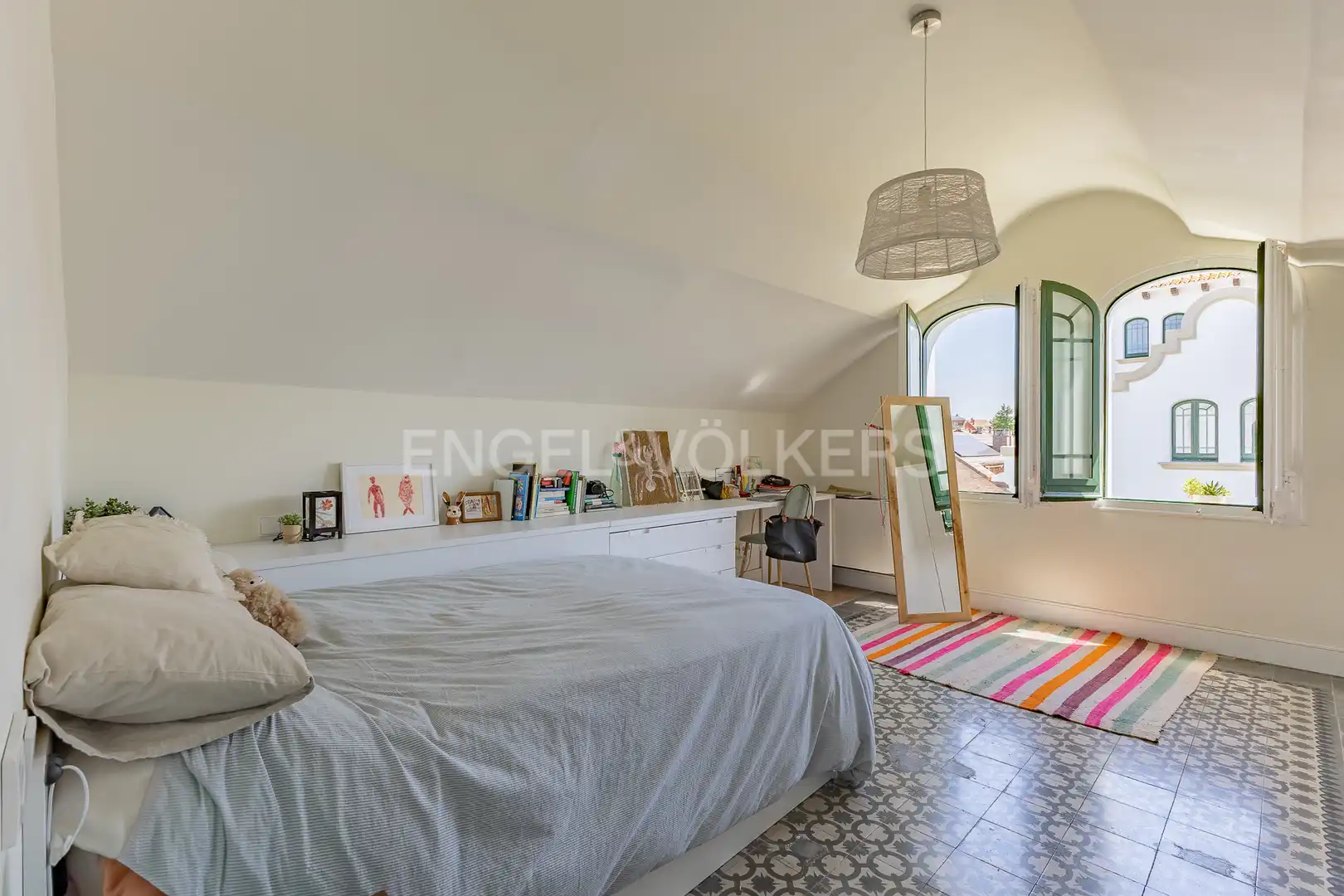 Bedroom of Houses for rent in Sant Cugat del Vallès  with Air Conditioner, Heating and Private garden