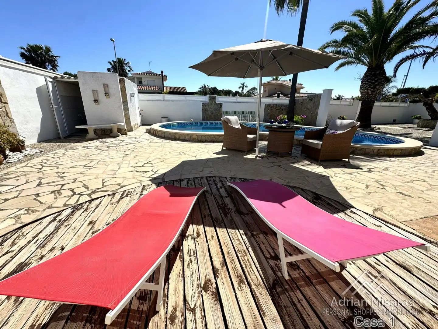 Terraza de Casa o chalet en venta en Deltebre con Aire acondicionado, Piscina y Amueblado