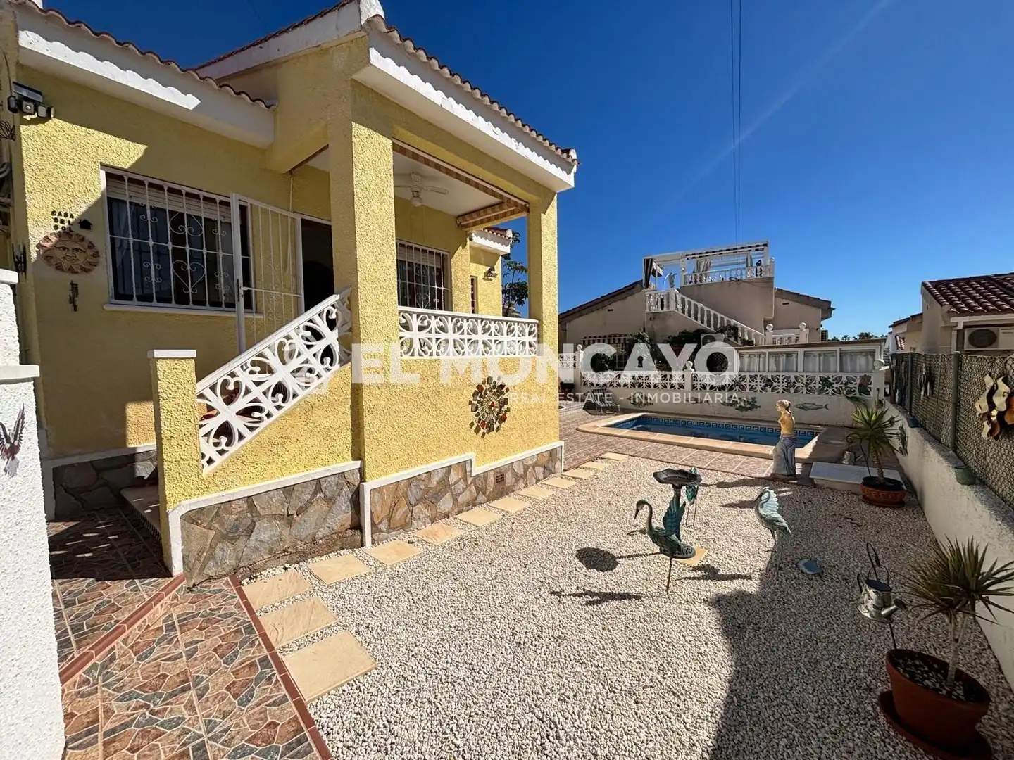 Vista exterior de Casa o chalet en venta en Rojales con Aire acondicionado, Jardín privado y Terraza