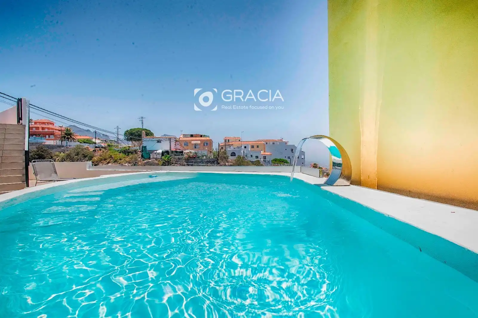 Piscina de Casa adosada en venda en Adeje amb Jardí privat, Terrassa i Traster