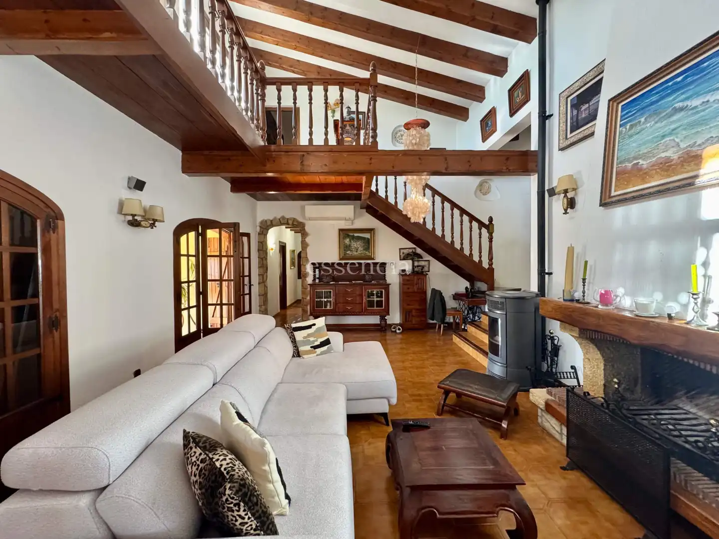 Sala de estar de Casa o chalet en venta en Beniarjó con Terraza, Trastero y Piscina comunitaria