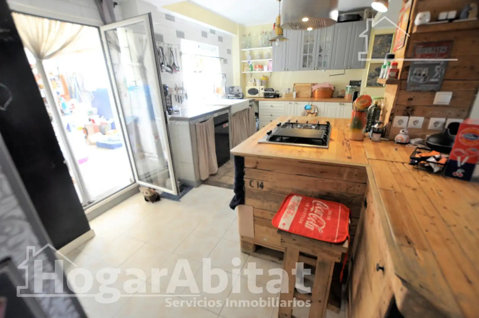 Cocina de Piso en venta en Valencia con Terraza
