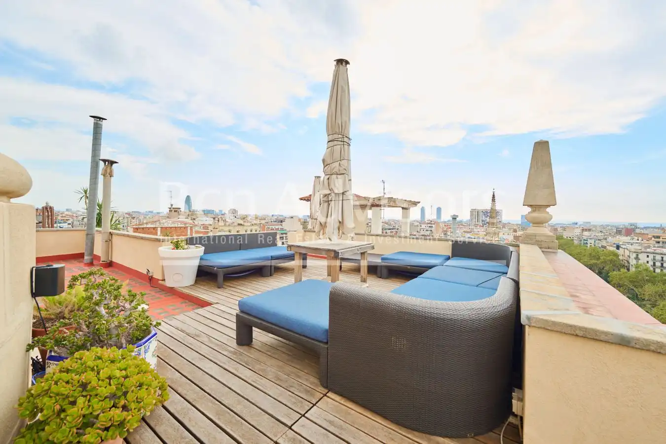 Terrace of Attic for sale in Barcelona  with Air Conditioner, Heating and Parquet flooring