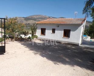 Vista exterior de Finca rústica en venda en Onil amb Aire condicionat i Piscina