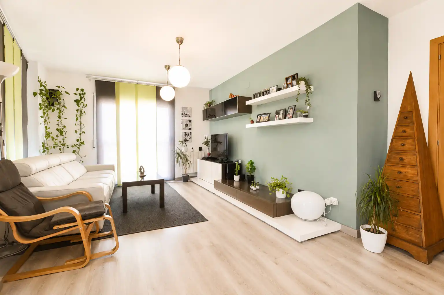 Sala de estar de Piso en venta en Badalona con Aire acondicionado y Calefacción