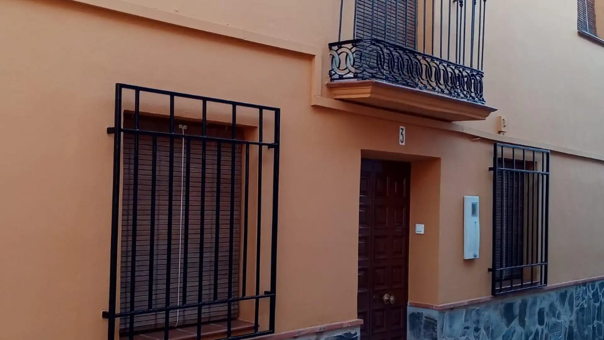 Exterior view of Single-family semi-detached for sale in Jayena  with Storage room, Furnished and Balcony