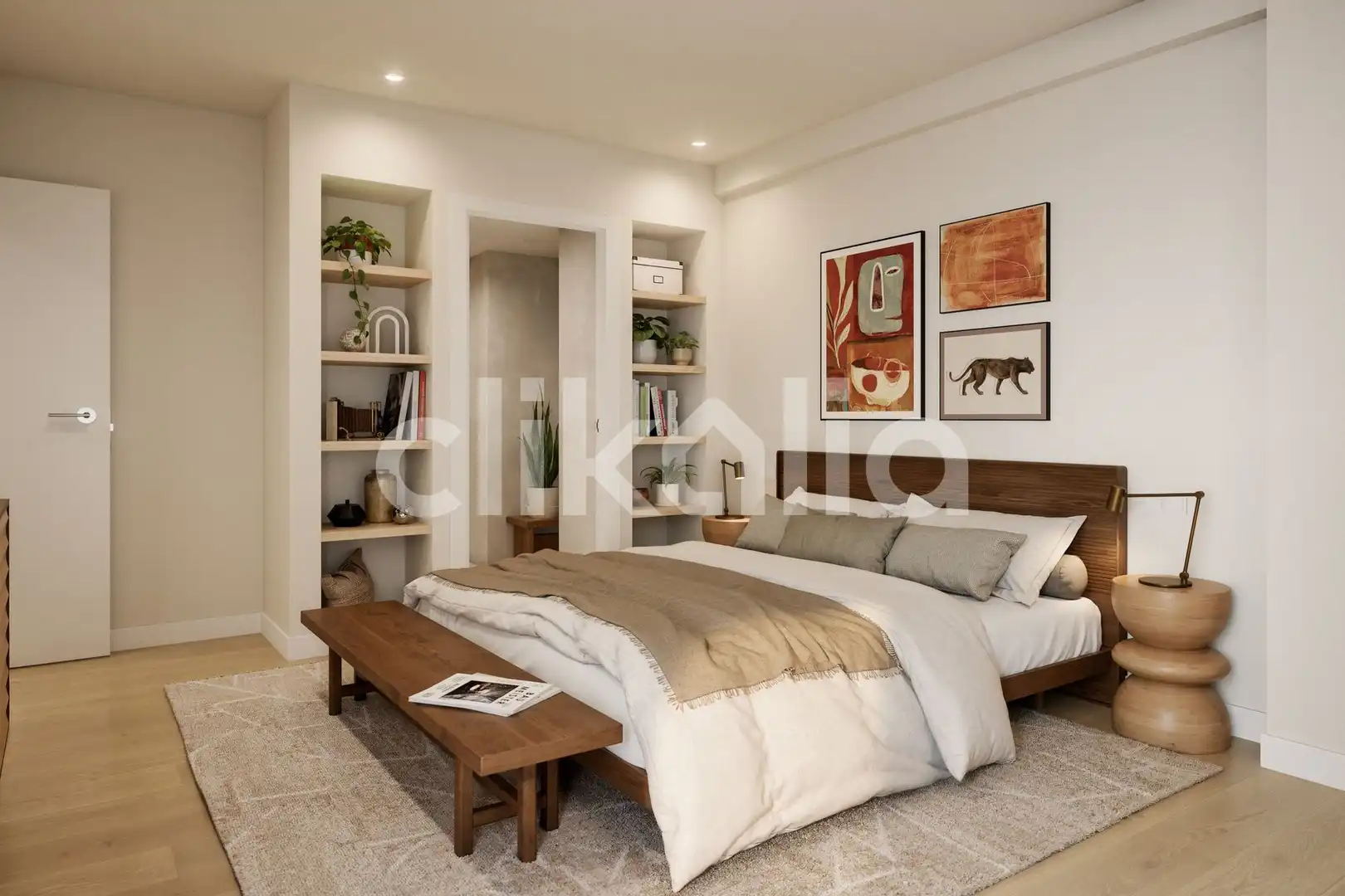 Habitación de Piso en venta en  Madrid Capital con Aire acondicionado, Calefacción y Jardín privado