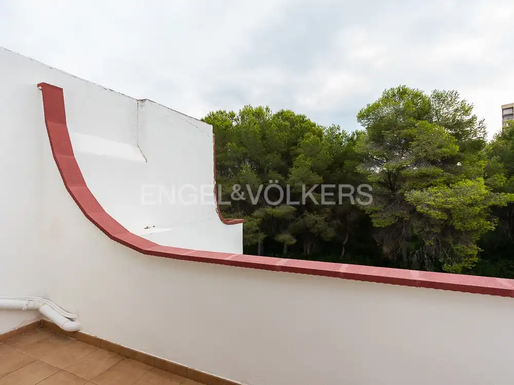 Terrace of Houses for rent in Valencia  with Air Conditioner, Heating and Private garden