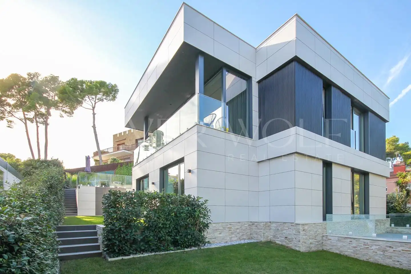 Exterior view of Houses for sale in Castelldefels  with Air Conditioner, Heating and Private garden