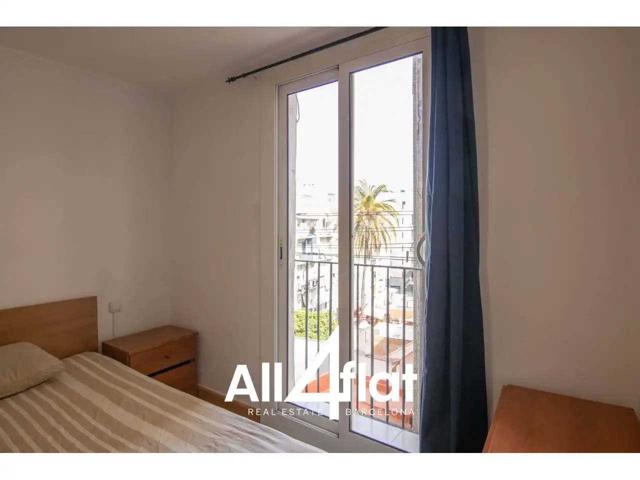 Bedroom of Flat for rent in Barcelona  with Air Conditioner, Heating and Furnished
