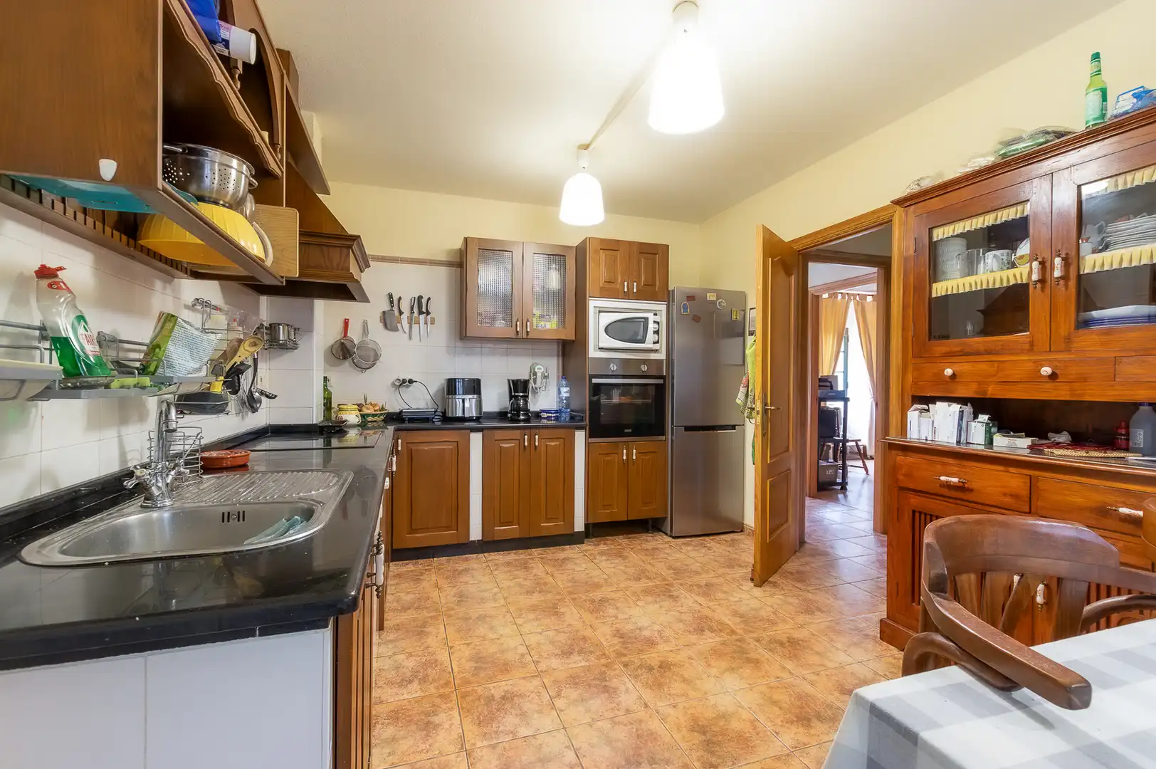 Küche von Country house zum Verkauf in Toques mit Möbliert