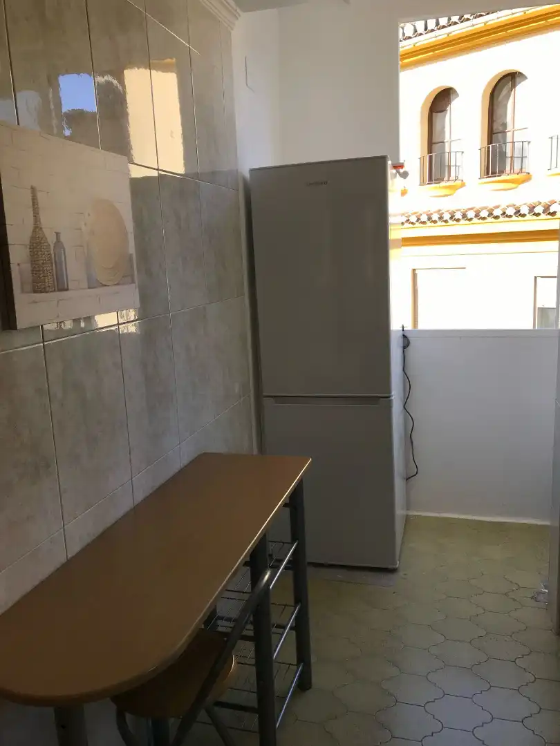Kitchen of Flat for rent in Granada  with Terrace, Furnished and Microwave