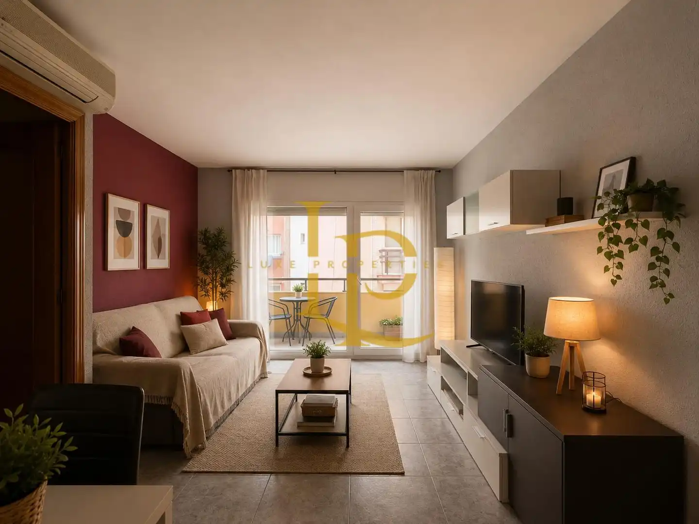 Wohnzimmer von Wohnung zum Verkauf in Rubí mit Klimaanlage, Heizung und Möbliert