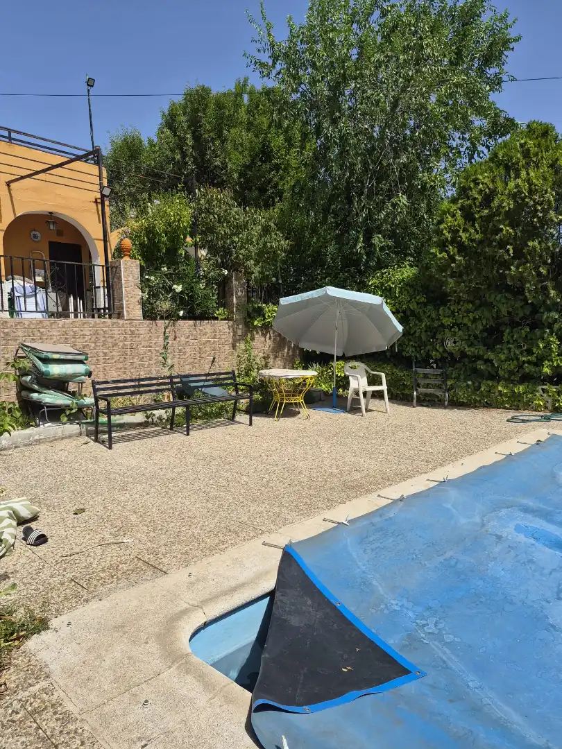 Terraza de Casa o chalet en venta en Albares con Calefacción, Jardín privado y Piscina