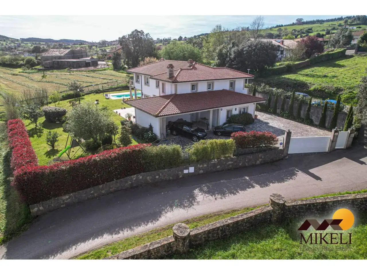 Vista exterior de Casa o chalet en venta en Meruelo con Calefacción, Jardín privado y Terraza