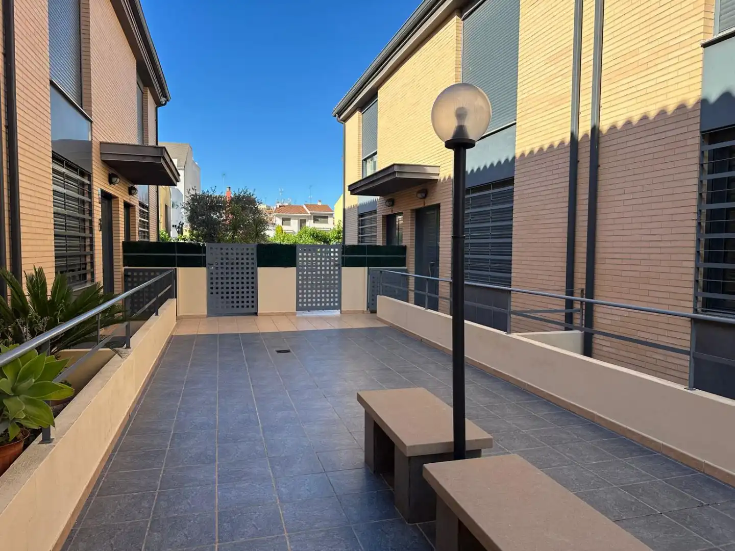 Terraza de Casa adosada de alquiler en Almazora / Almassora con Aire acondicionado, Calefacción y Parquet