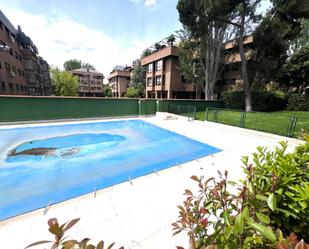 Swimming pool of Flat for sale in  Madrid Capital  with Storage room
