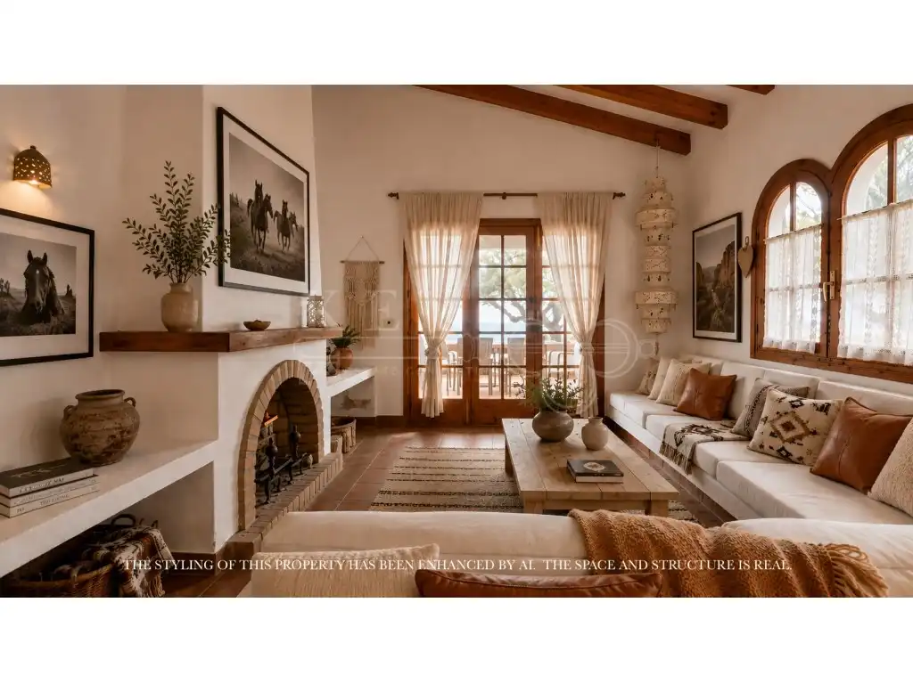 Sala de estar de Casa o chalet en venta en Ciutadella de Menorca con Piscina