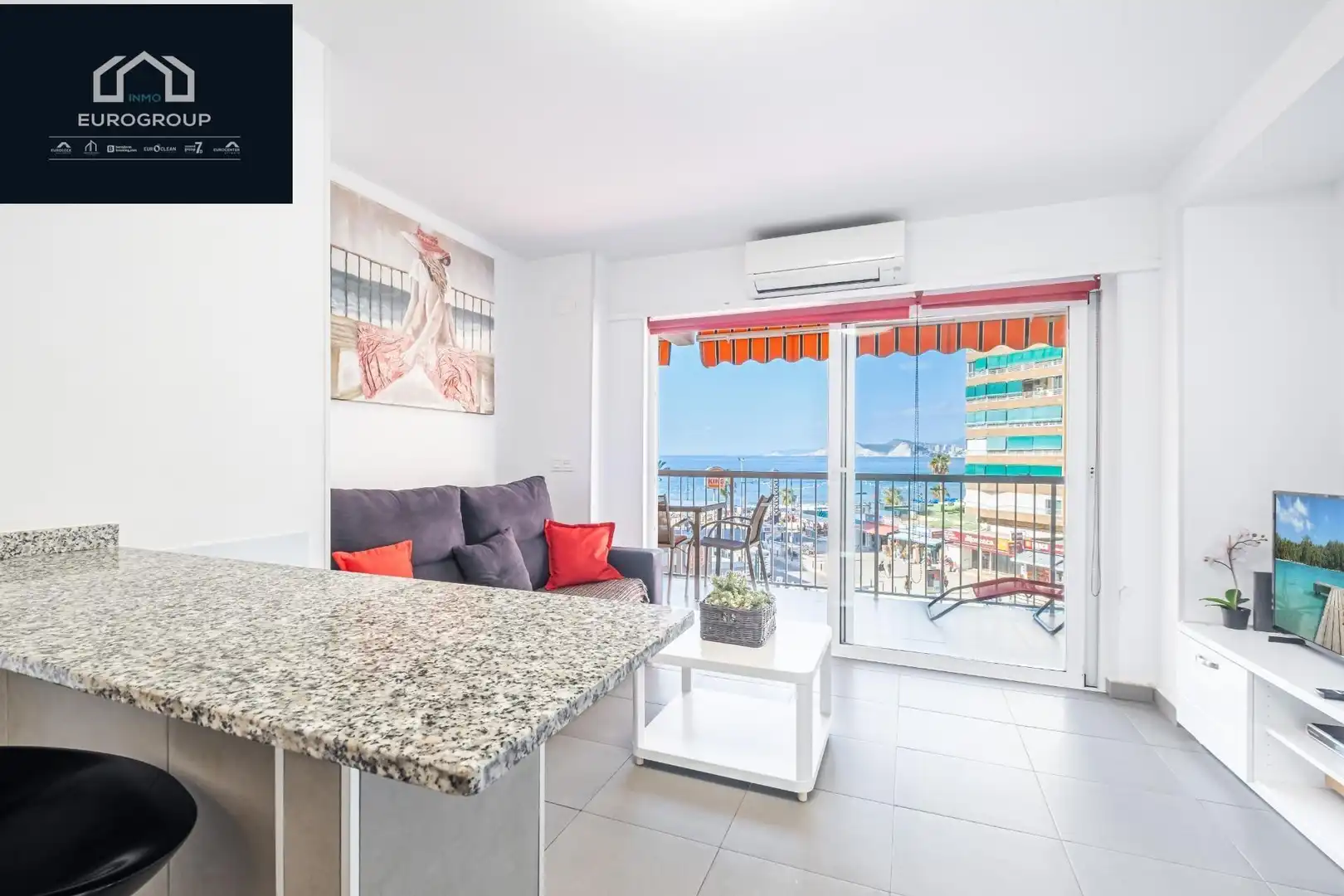 Living room of Apartments for rent in Benidorm  with Air Conditioner, Heating and Private garden