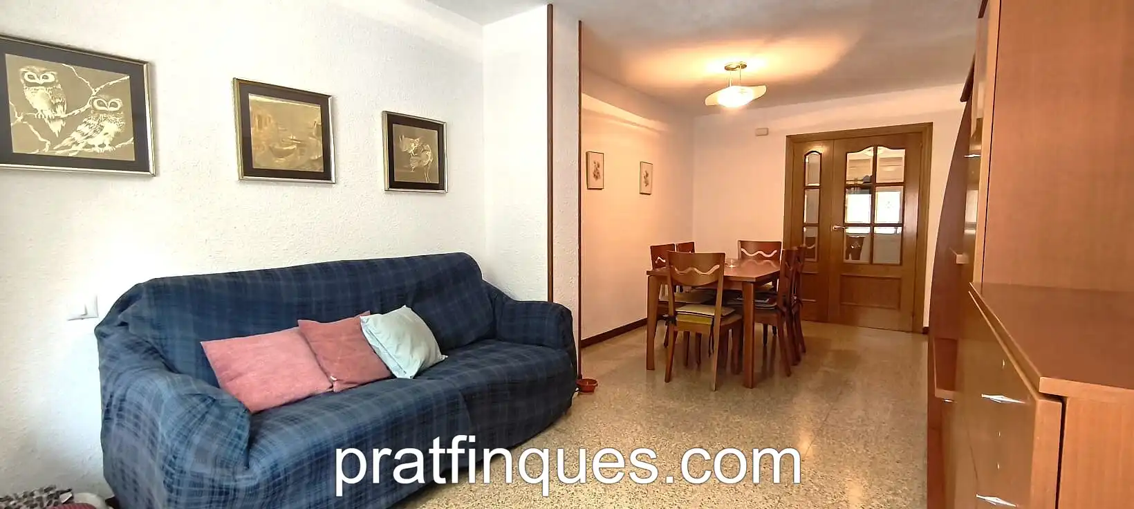 Wohnzimmer von Wohnung zum Verkauf in El Prat de Llobregat mit Ofen