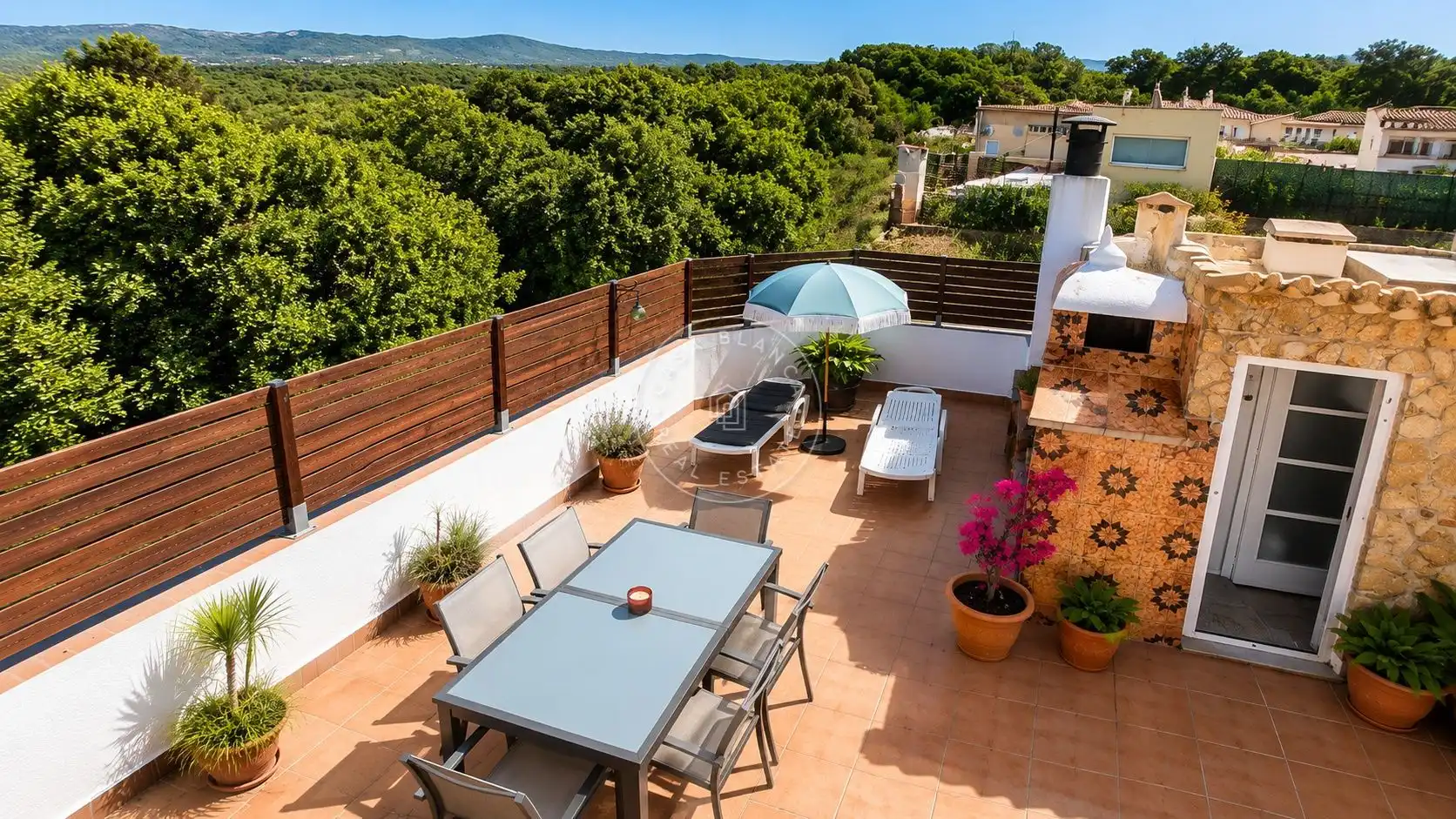 Terrace of Detached homes for sale in Lloret de Mar  with Heating, Terrace and Storage room