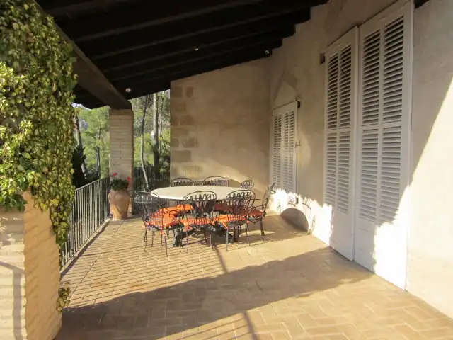 Terraza de Finca rústica en venta en Castellar del Vallès con Jardín privado, Terraza y Piscina
