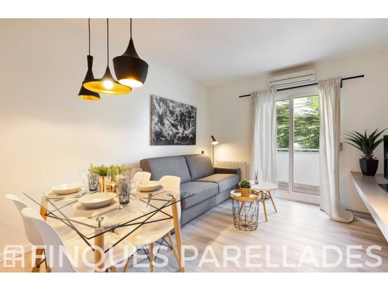Sala d'estar de Pis en venda en Sitges amb Aire condicionat, Calefacció i Parquet
