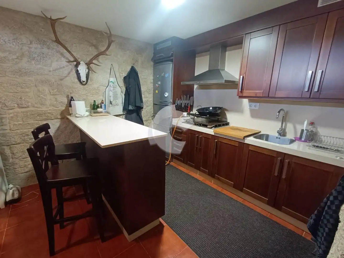 Cocina de Casa o chalet en venta en San Cibrao das Viñas con Calefacción, Jardín privado y Piscina
