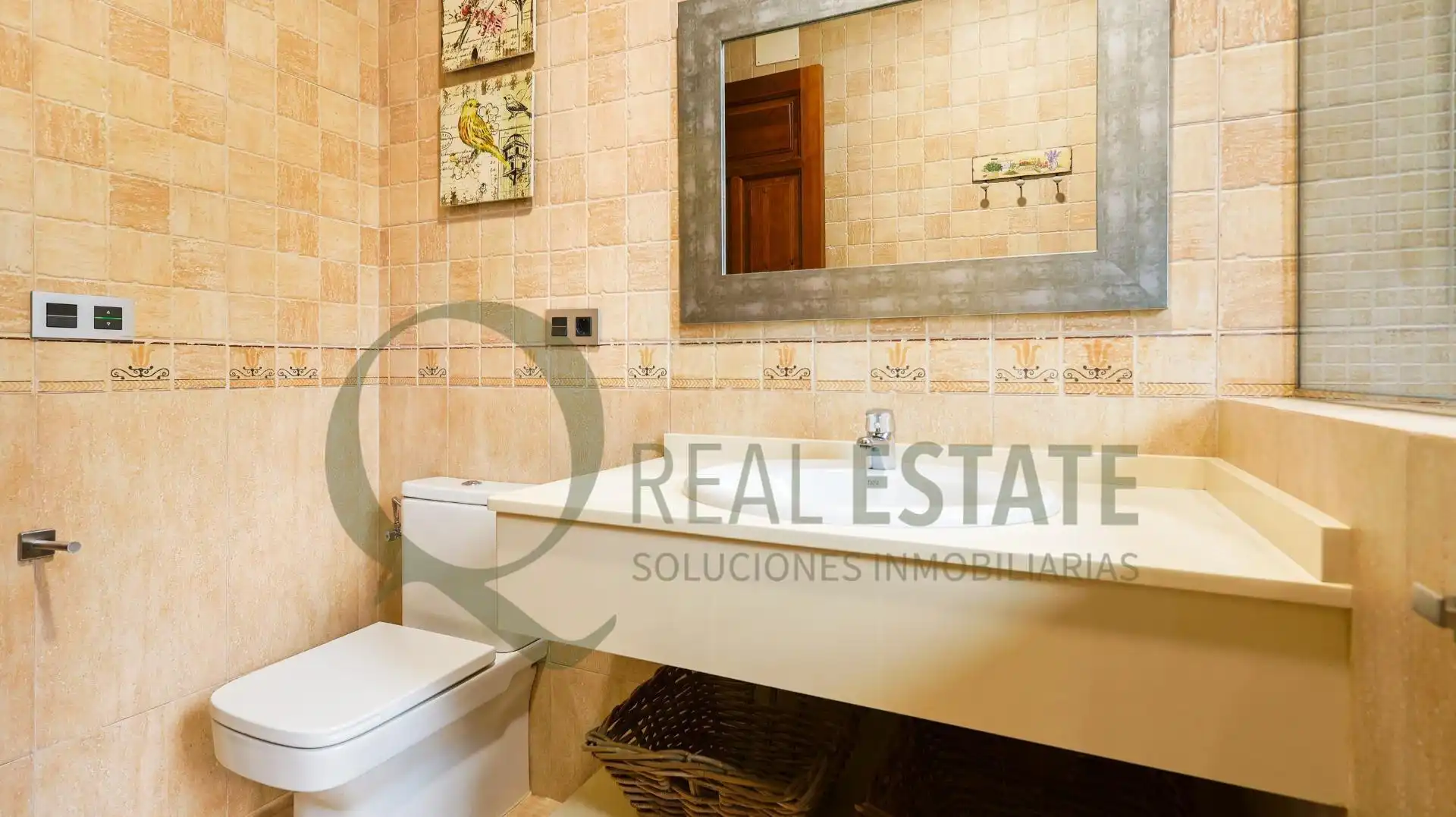 Baño de Casa o chalet en venta en Beneixama con Aire acondicionado, Jardín privado y Trastero
